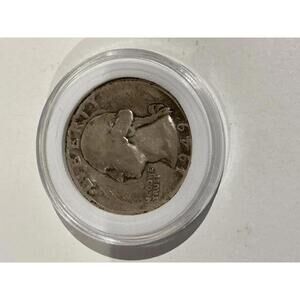 1949-D Washington Quarter – 90% Silver Circulated Condition – Denver Mint G/VG 1